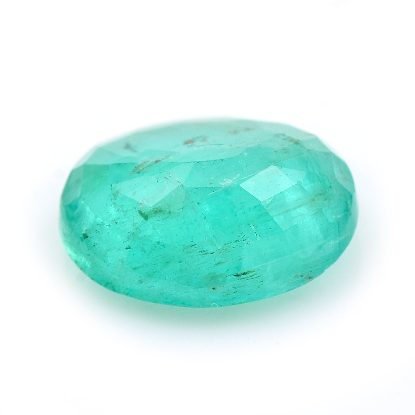 2.98 Natural Beryl Emerald Oval Mixed Cut Gemstone