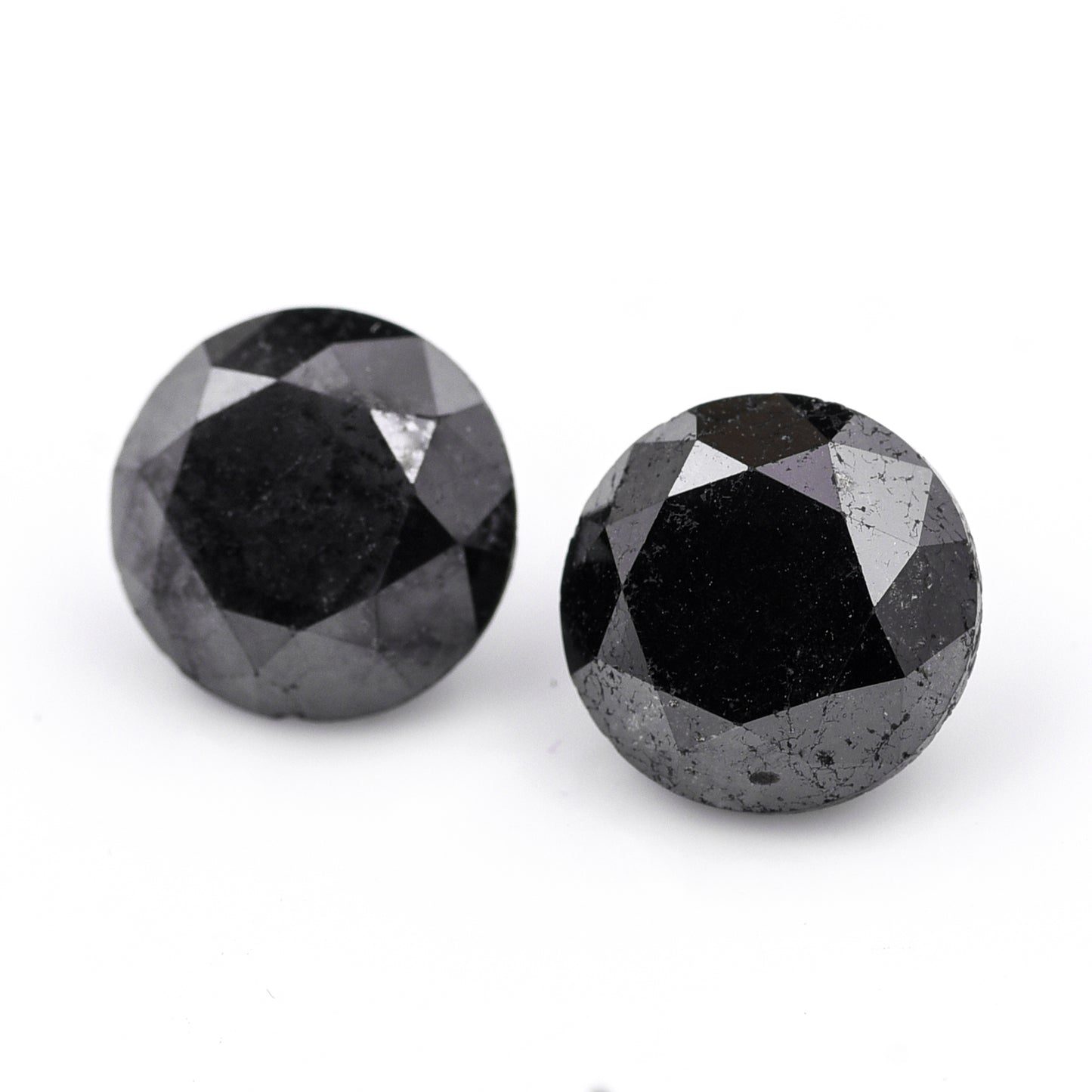 5.68 Black Diamond Round Loose Diamond