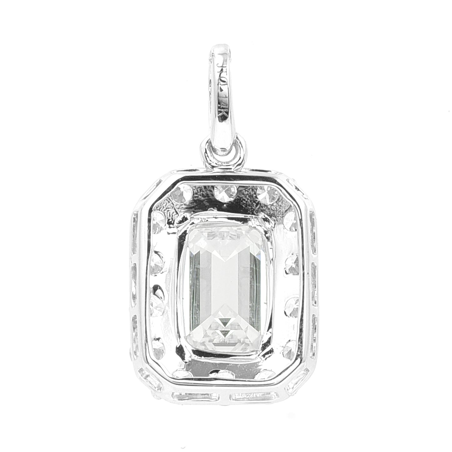 2.36 Carats Lab Grown Diamond 14K Gold Pendant