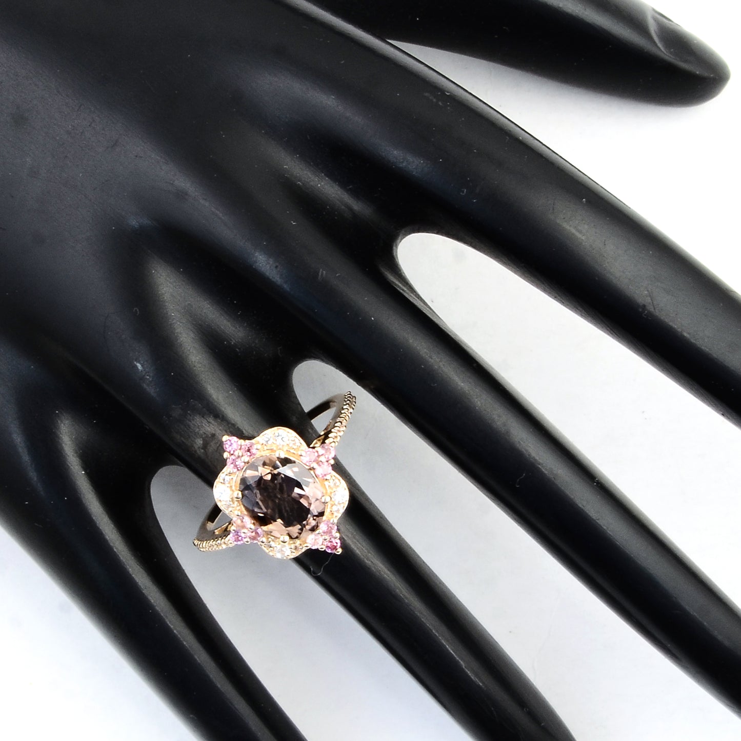 2.00 Ct Oval Multi Tourmaline 14K Gold Ring
