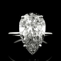 4.63 Carats Lab Grown Diamond 14K Gold Ring
