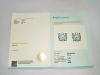 4.06 Carats Lab Grown Diamond 14K Gold Earrings
