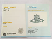 2.73 Carats Lab Grown Diamond 14K Gold Ring