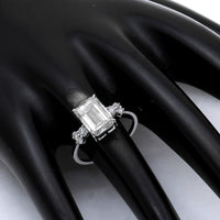 3.21 Carats Lab Grown Diamond 14K Gold Ring