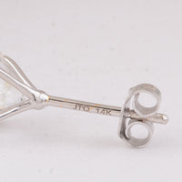 3.06 Carats Lab Grown Diamond 14K Gold Earrings
