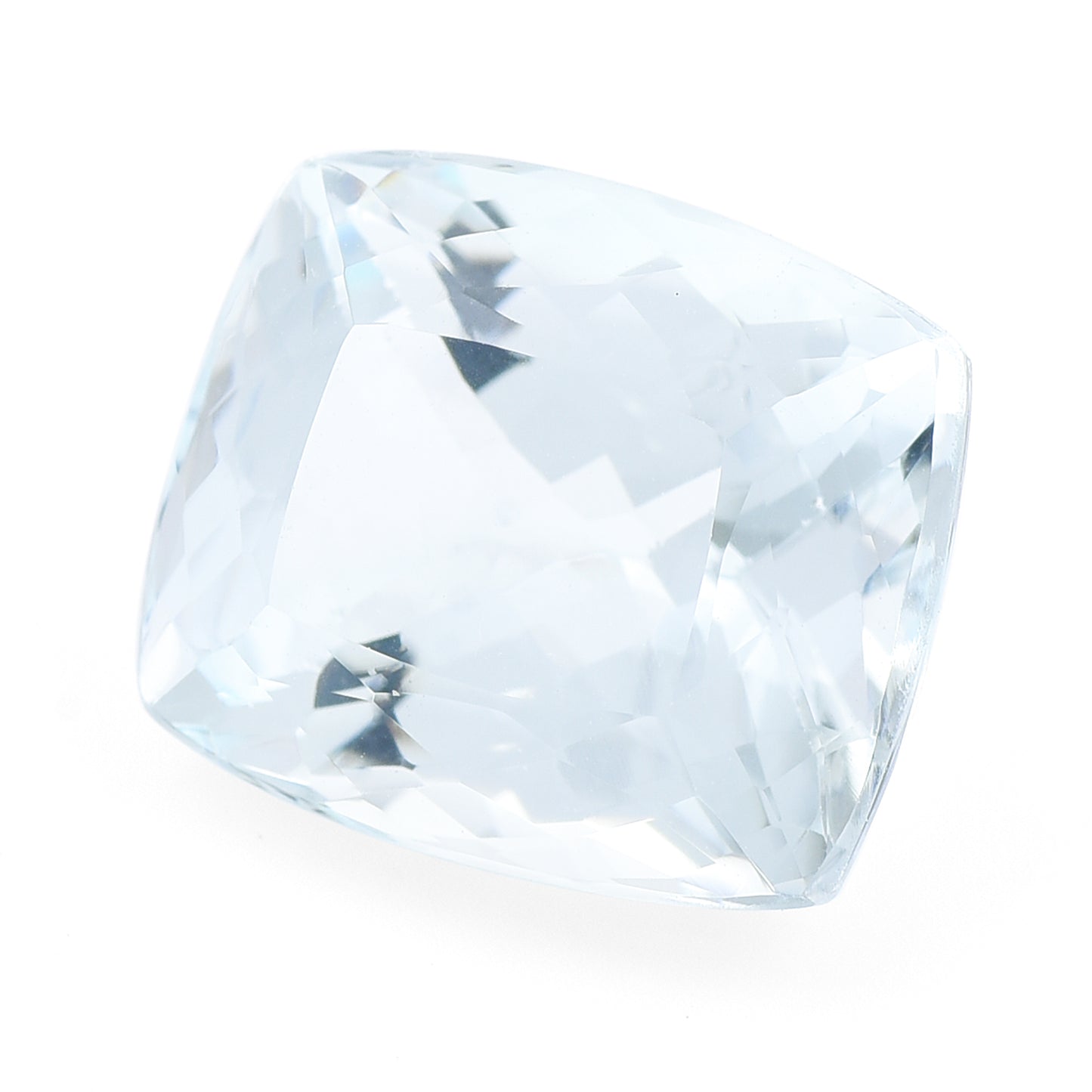 8.28 Natural Beryl Aquamarine Rectangular Cushion Mixed Cut Gemstone