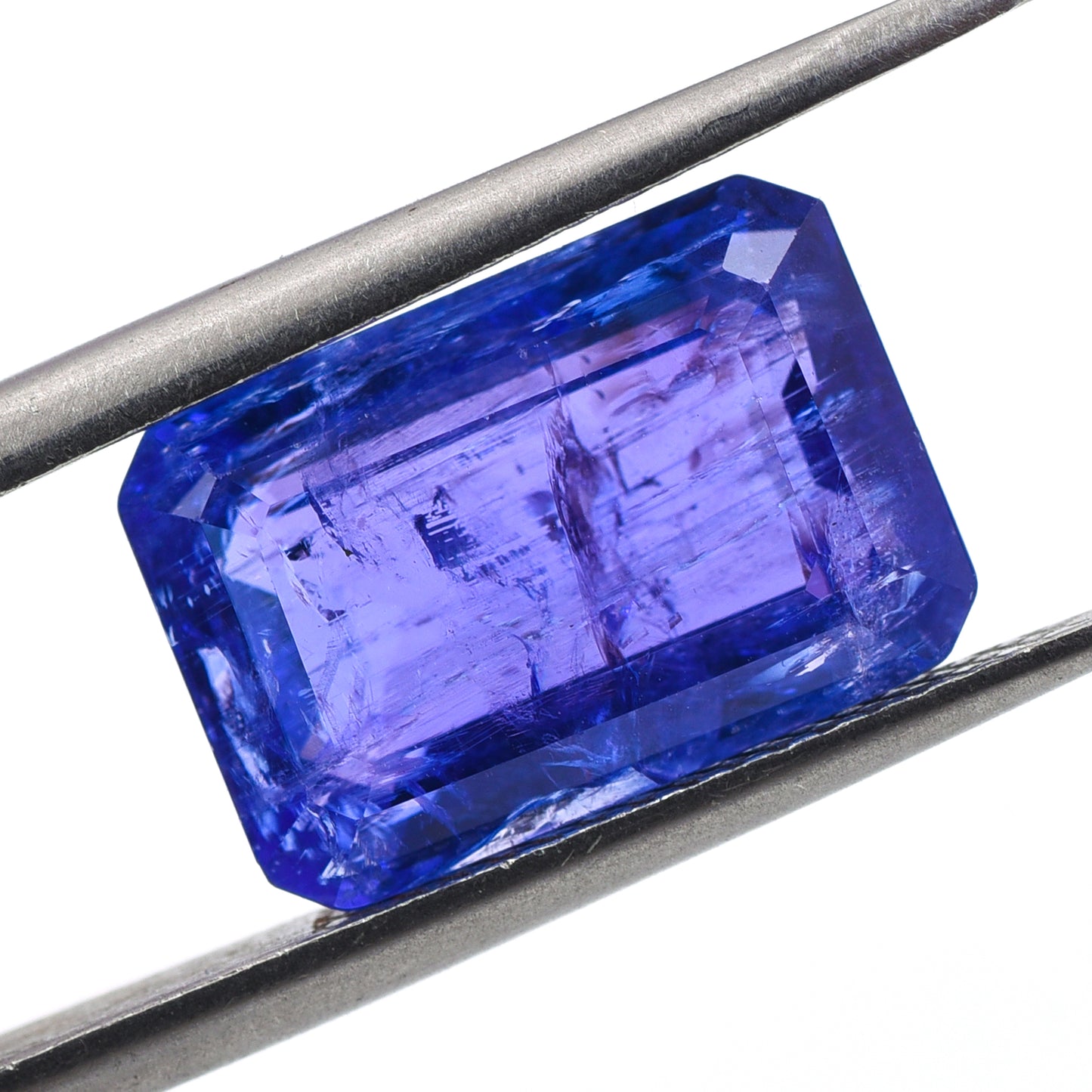 6.9 Natural Zoisite Tanzanite Emerald Cut Gemstone