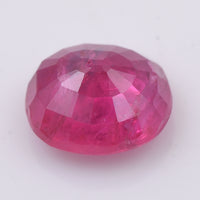 1.56 Natural Corundum Ruby Oval Mixed Cut Gemstone