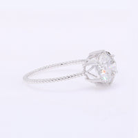 2.06 Carats Lab Grown Diamond 14K Gold Ring