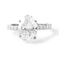 3.93 Carats Lab Grown Diamond 950 Platinum Ring