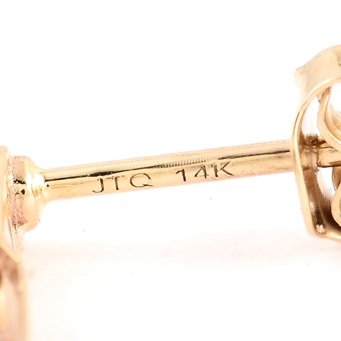 3.70 Ct Pear Tourmaline 14K Gold Earrings
