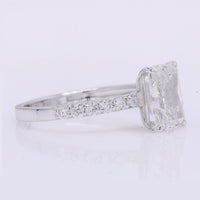 2.18 Carats Lab Grown Diamond 14K Gold Ring