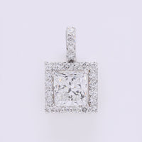 2.45 Carats Lab Grown Diamond 14K Gold Pendant