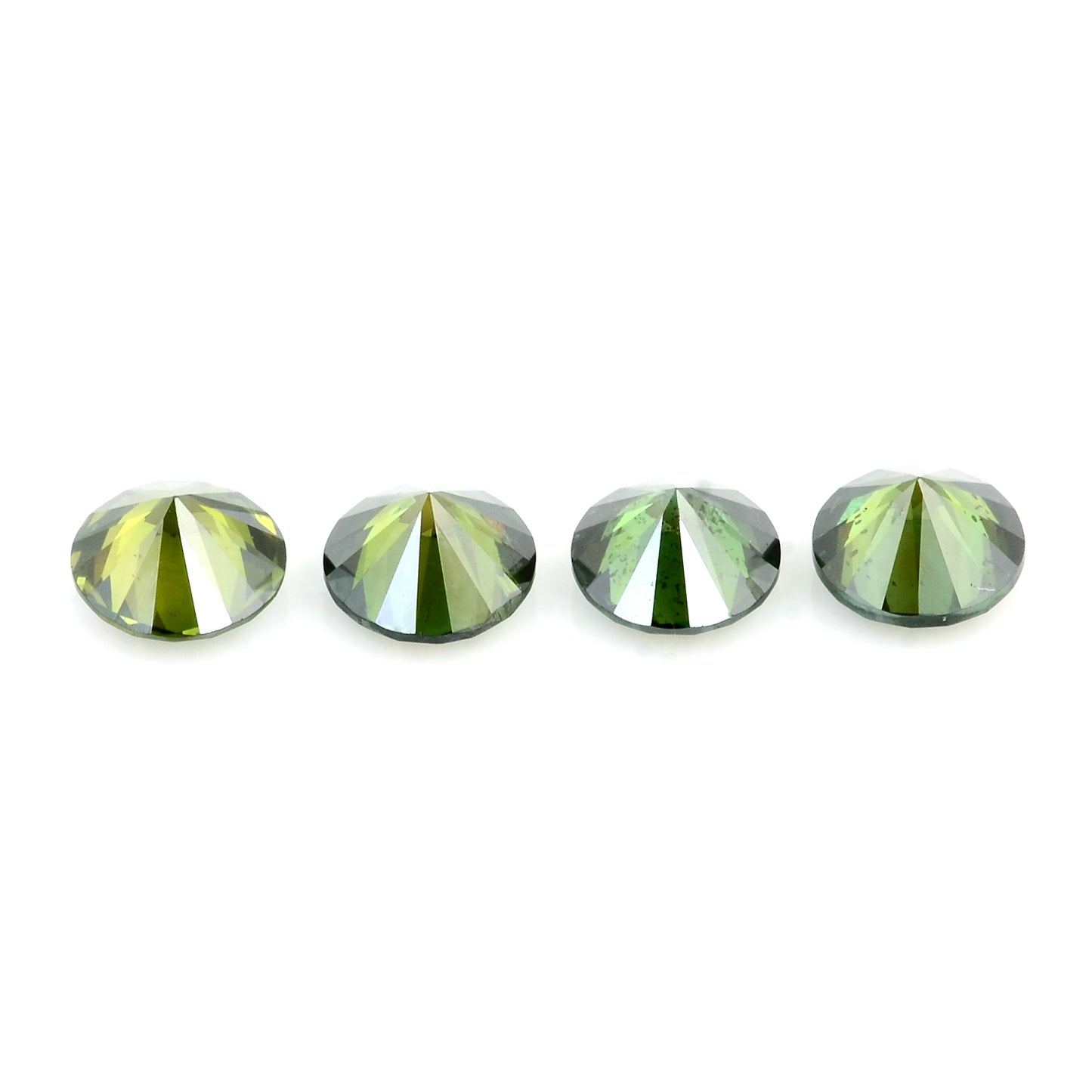 0.62 Green Diamond Round Loose Gemstone