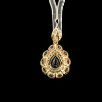 2.09 Ct Pear Sapphire 14K Gold Pendant