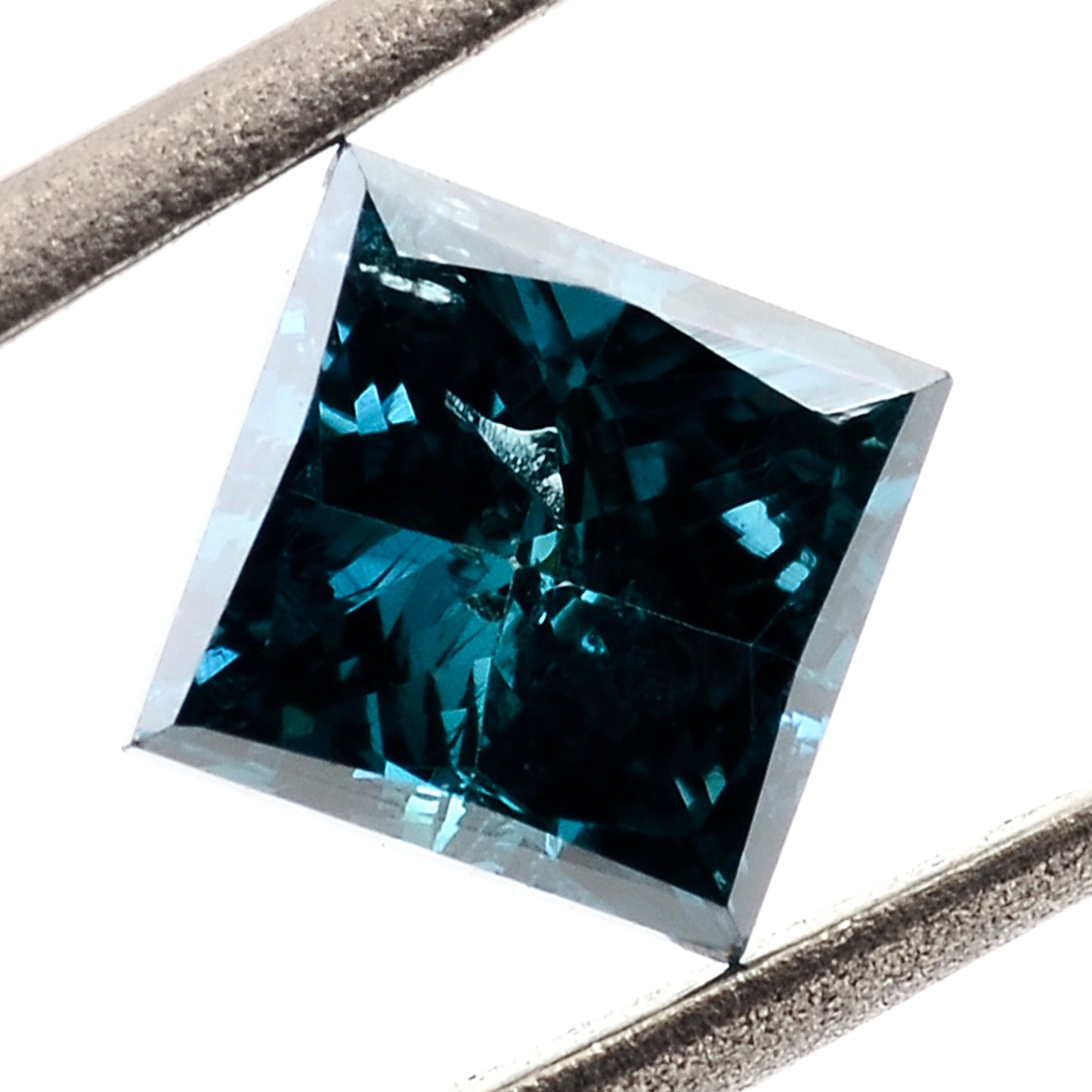 0.31 Blue Diamond Sqaure Loose Gemstone