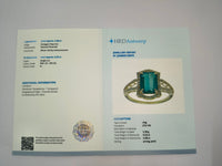 2.30 Ct Octagon Natural Emerald 14K Gold Ring