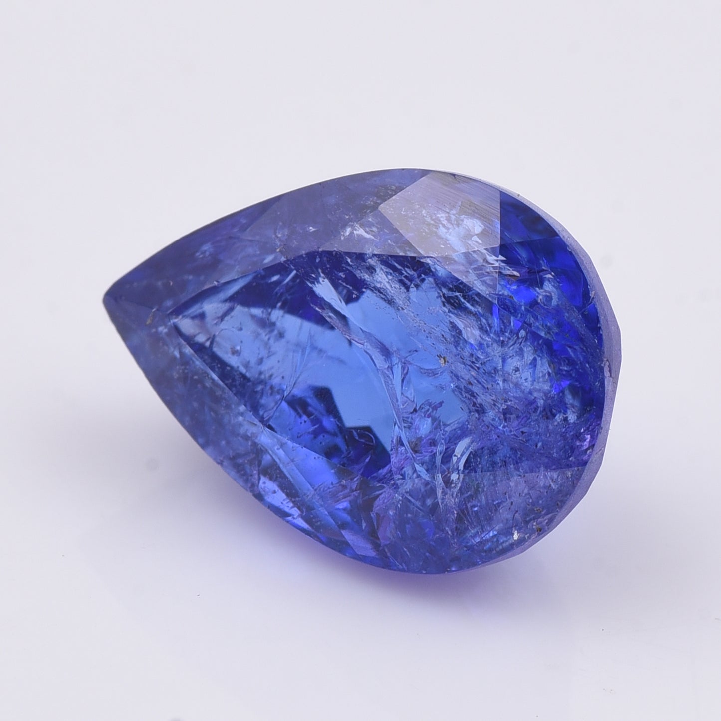7.07 Natural Zoisite Tanzanite Pear Mixed Cut Gemstone
