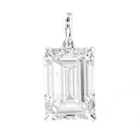 6.18 Carats Lab Grown Diamond 14K Gold Pendant