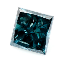 0.50 Blue Diamond Sqaure Loose Gemstone
