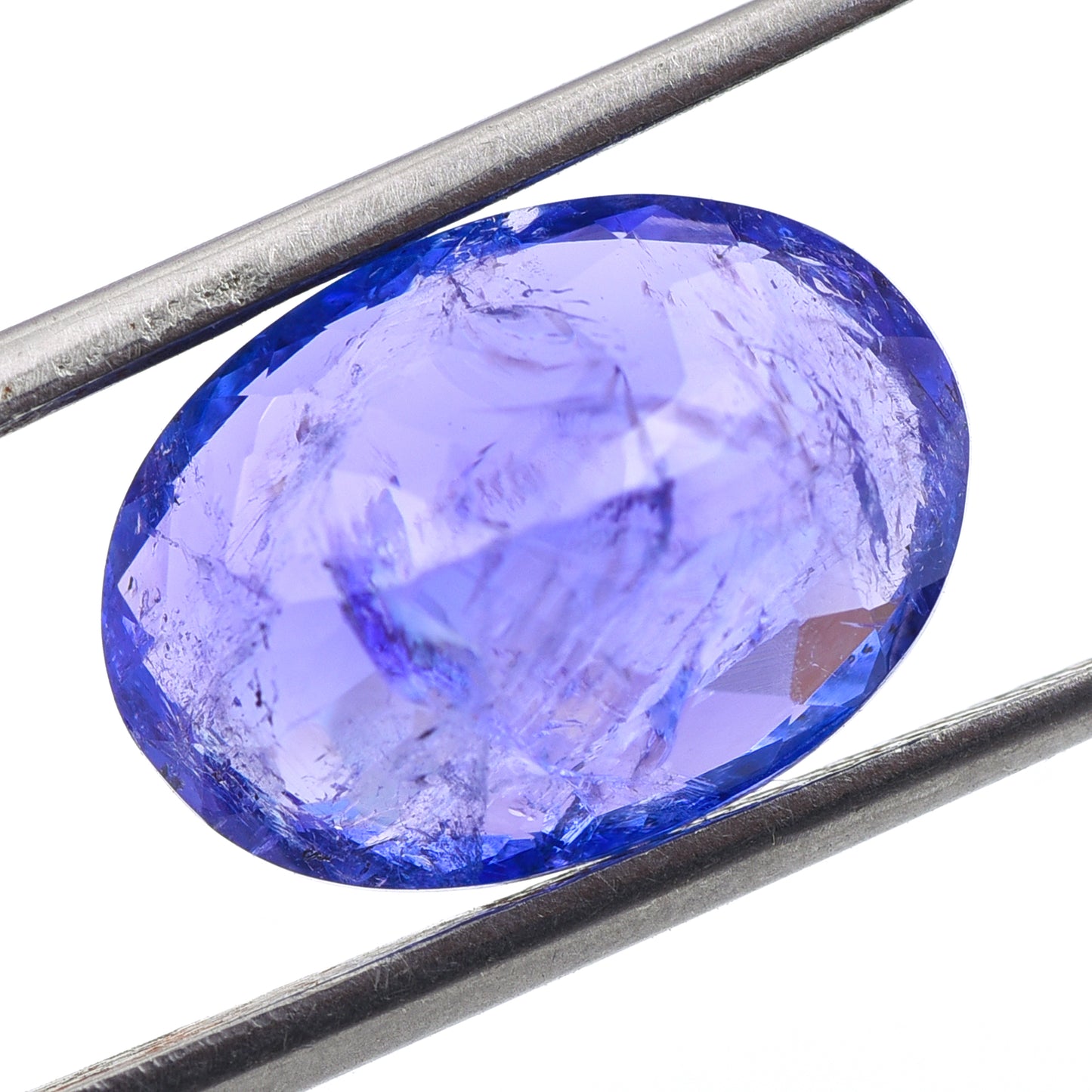 7.18 Natural Zoisite Tanzanite Oval Mixed Cut Gemstone