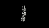 6.26 Ct Round Lab Grown Diamond 14K Gold Pendant