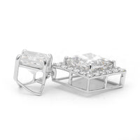 4.45 Carats Lab Grown Diamond 14K Gold Pendant