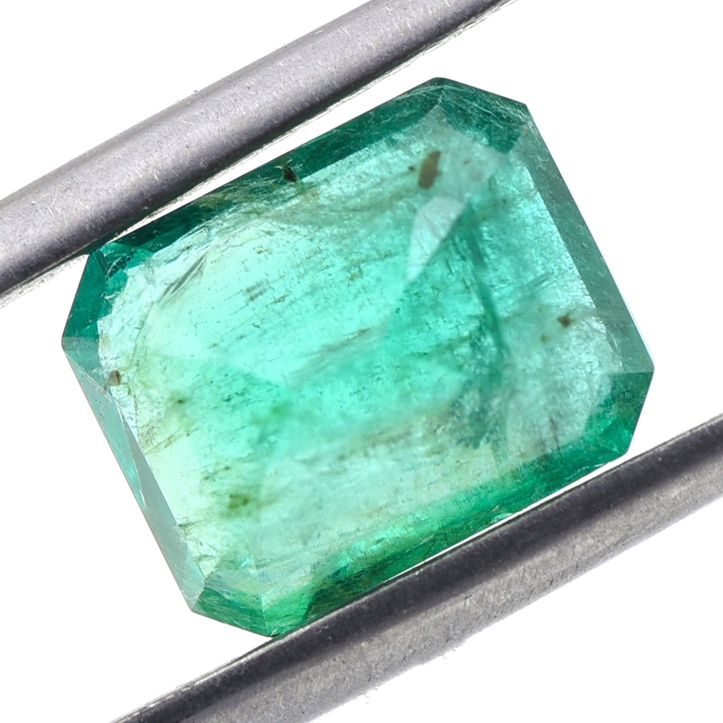 3.54 Natural Beryl Emerald Emerald Cut Gemstone