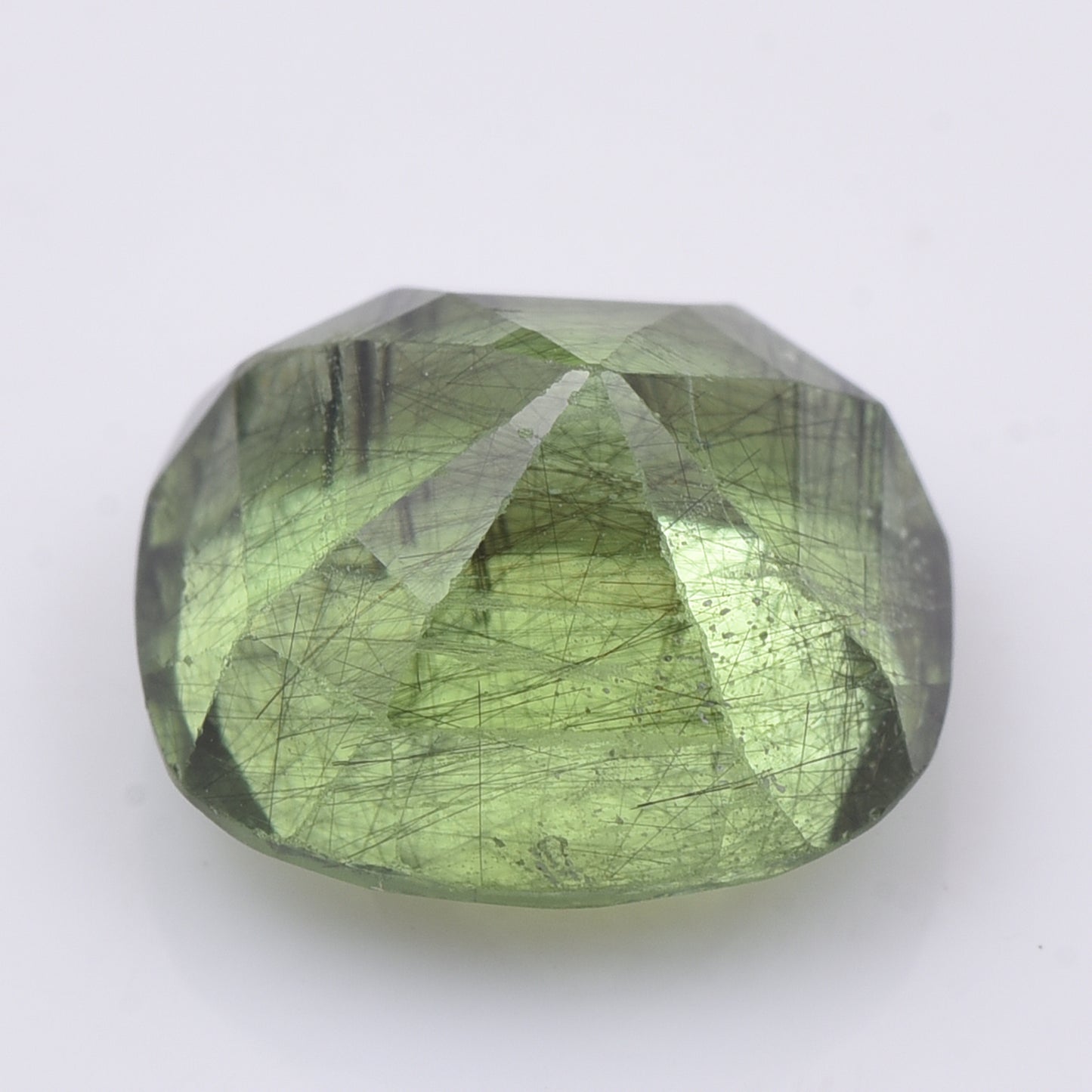 6.47 Natural Peridot Rectangular Cushion Mixed Cut Gemstone