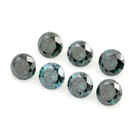 0.64 Blue Diamond Round Loose Gemstone