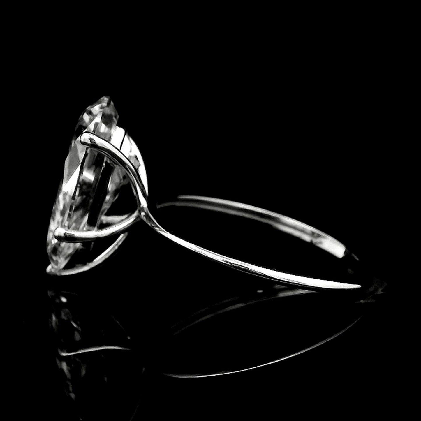 4.62 Carats Lab Grown Diamond 14K Gold Ring