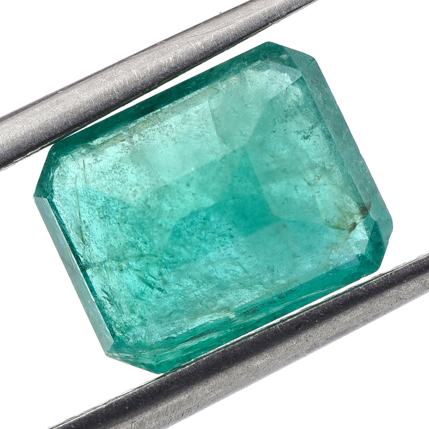 3.38 Natural Beryl Emerald Emerald Cut Gemstone