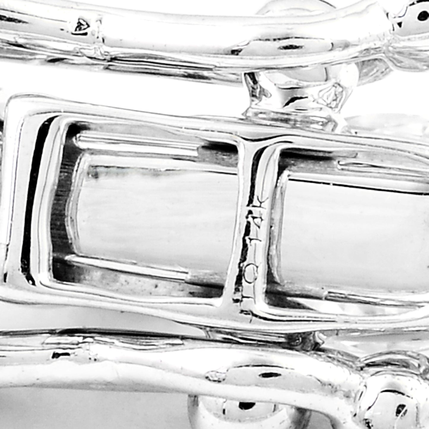 3.75 Carats Lab Grown Diamond 14K Gold Bracelet