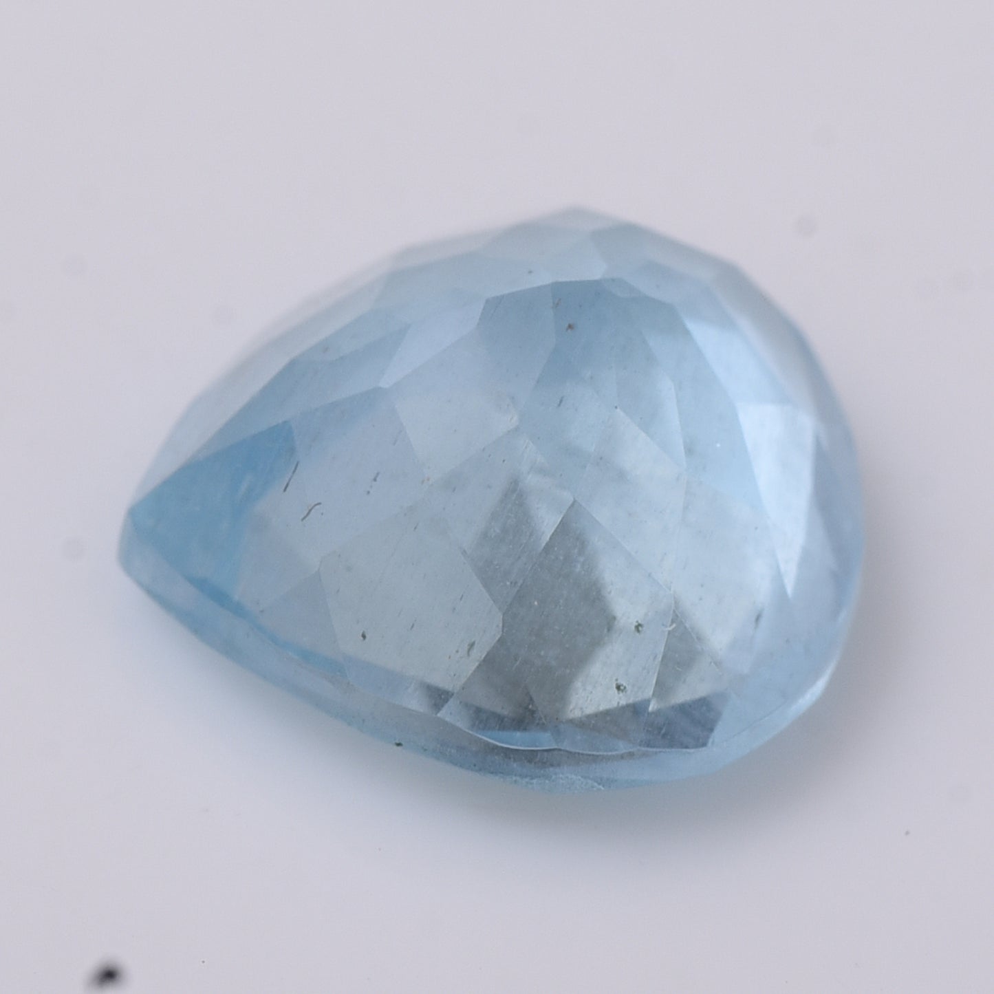 5.29 Natural Beryl Aquamarine Pear Mixed Cut Gemstone