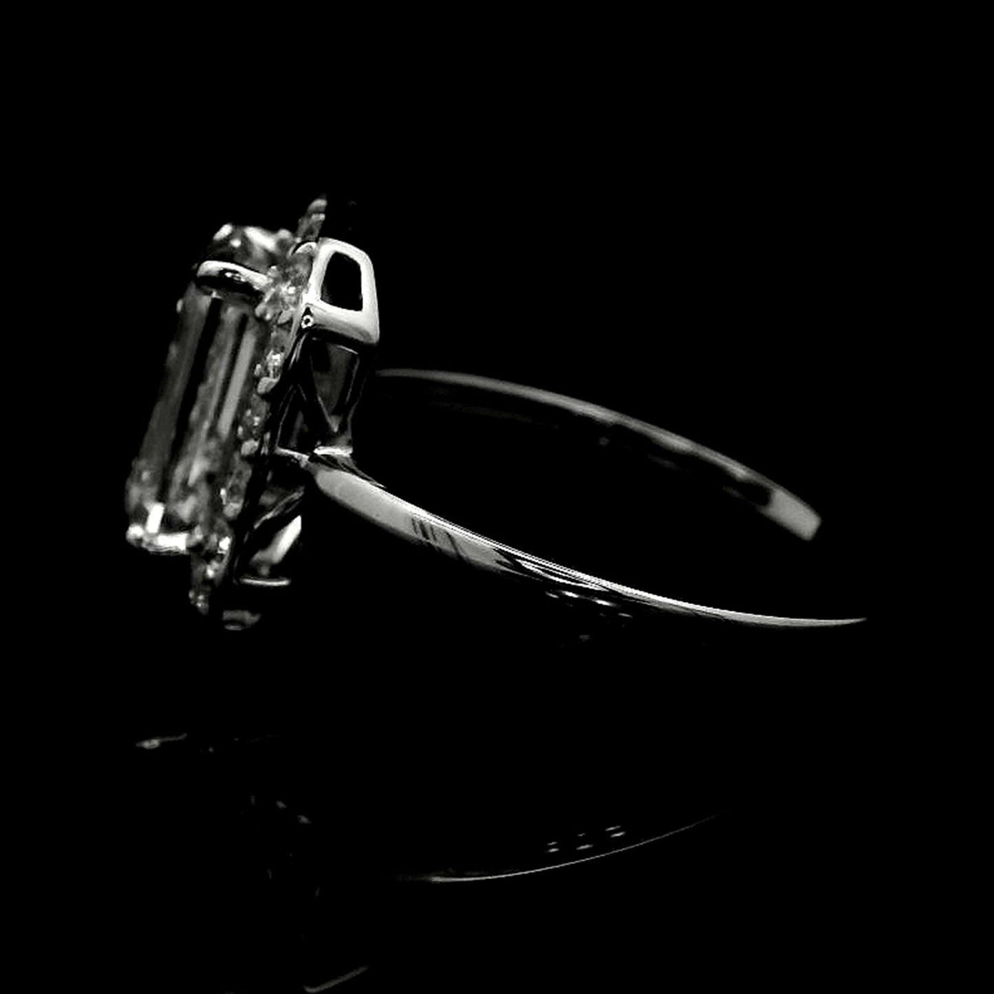 3.11 Carats Lab Grown Diamond 14K Gold Ring