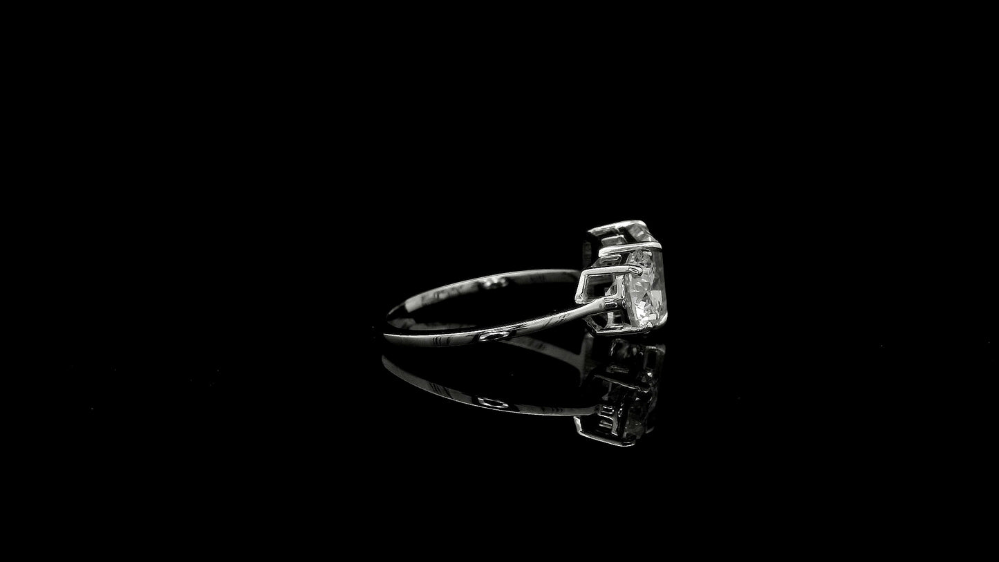 2.61 Carats Lab Grown Diamond 14K Gold Ring