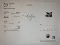 3.25 Carats Lab Grown Diamond 14K Gold Ring