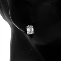 3.88 Carats Lab Grown Diamond 14K Gold Earrings
