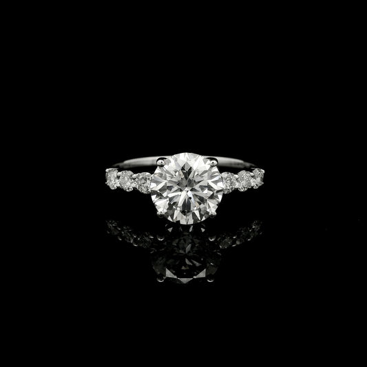 2.01 Carats Lab Grown Diamond 14K Gold Ring