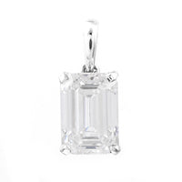 2.03 Carats Lab Grown Diamond 14K Gold Pendant