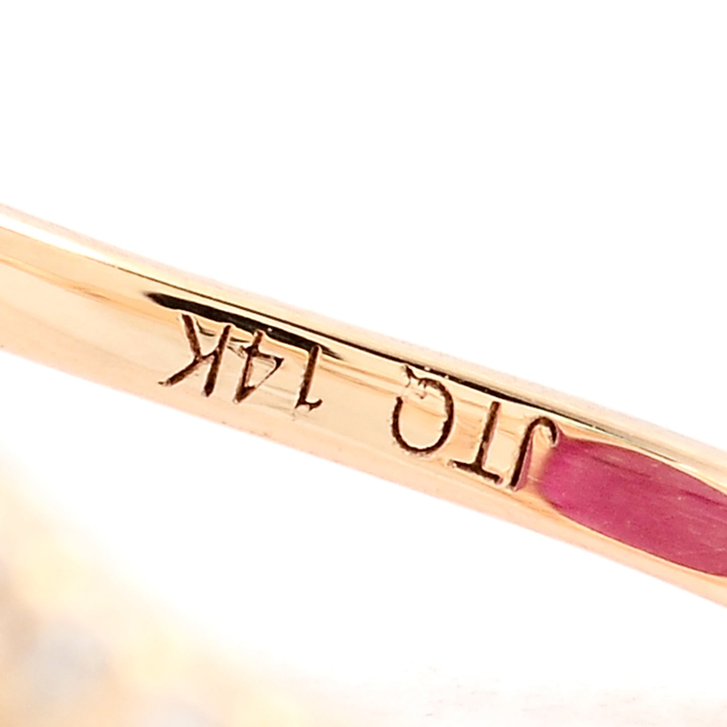 3.08 Ct Pear Mixed Cut Natural Corundum Ruby 14K Gold Ring