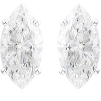 3.02 Carats Lab Grown Diamond 14K Gold Earrings