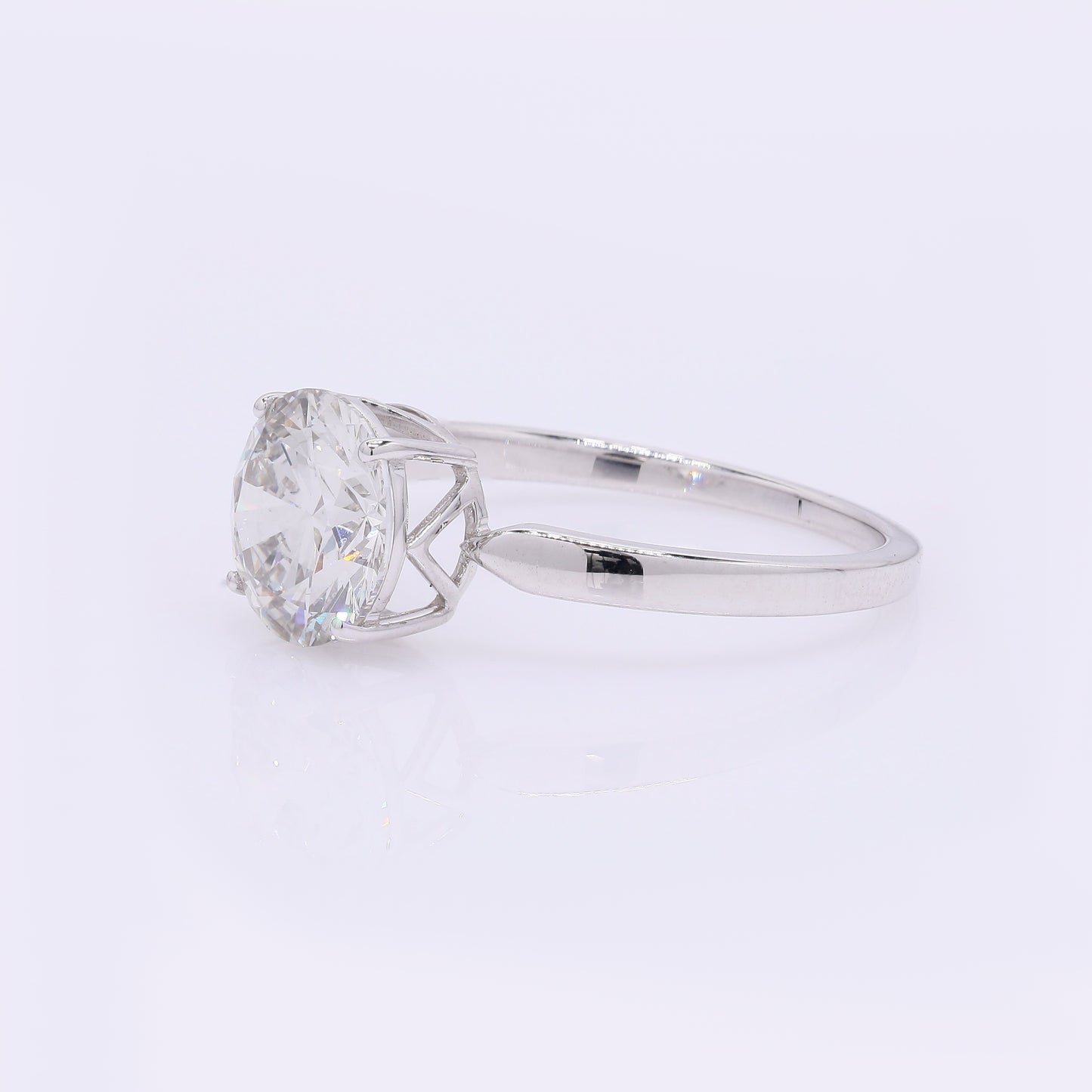 2.05 Carats Lab Grown Diamond 14K Gold Ring
