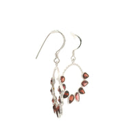 8.30 Ct Garnet 925 Sterling Silver Earrings