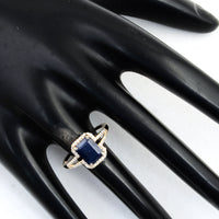 2.52 Ct Emerald Cut Natural Corundum Sapphire 14K Gold Ring
