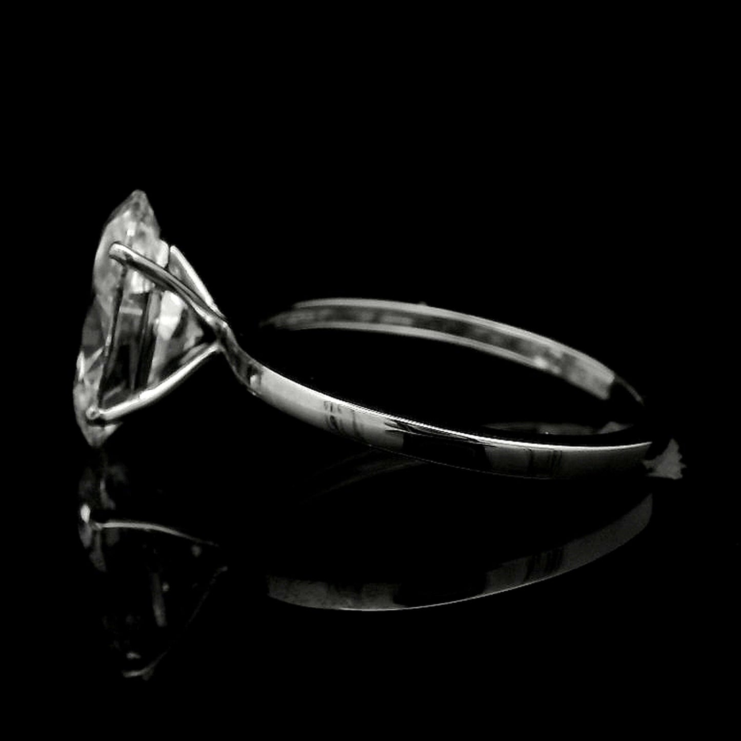 3.00 Carats Lab Grown Diamond 14K Gold Ring