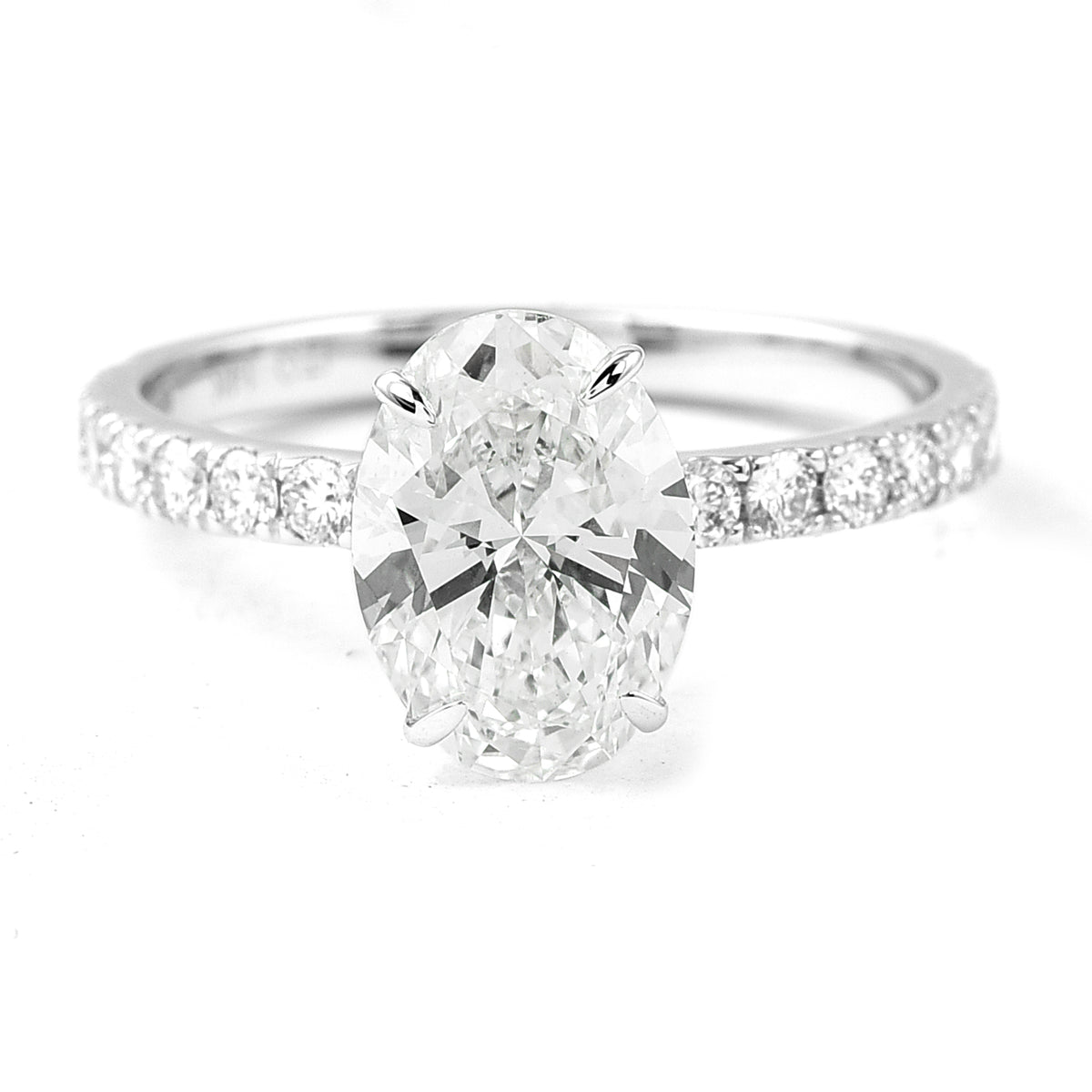 2.52 Carats Lab Grown Diamond 14K Gold Ring