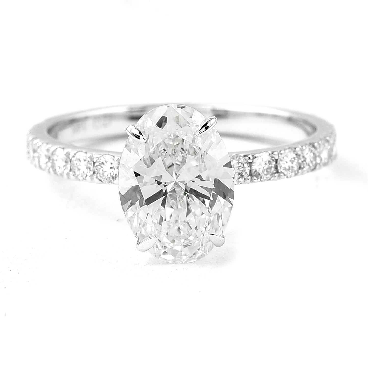 2.52 Carats Lab Grown Diamond 14K Gold Ring