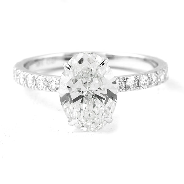 2.52 Carats Lab Grown Diamond 14K Gold Ring