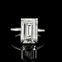 4.51 Carats Lab Grown Diamond 950 Platinum Ring
